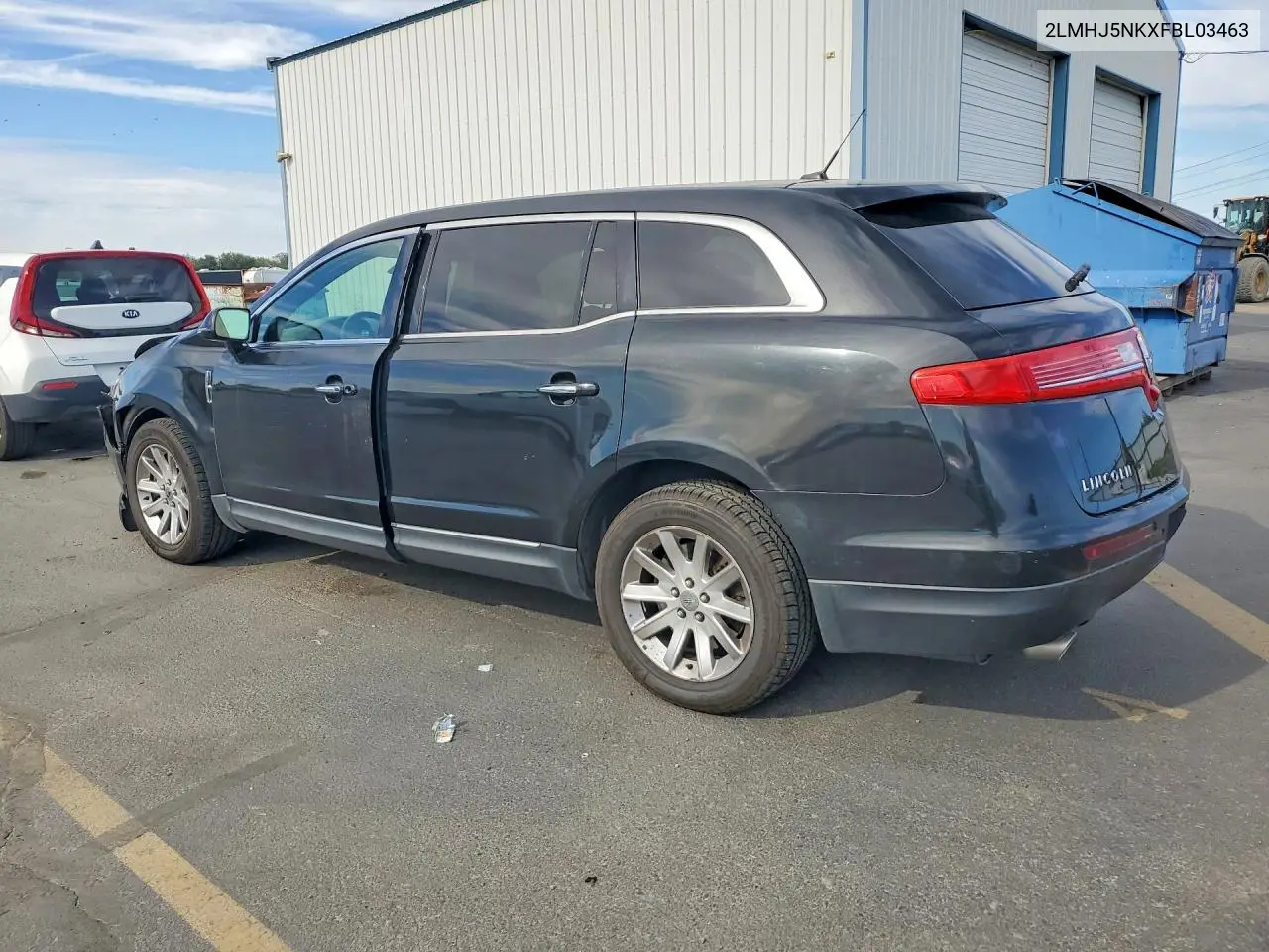 2015 LINCOLN MKT VIN 2LMHJ5NKXFBL03463 — фото 2