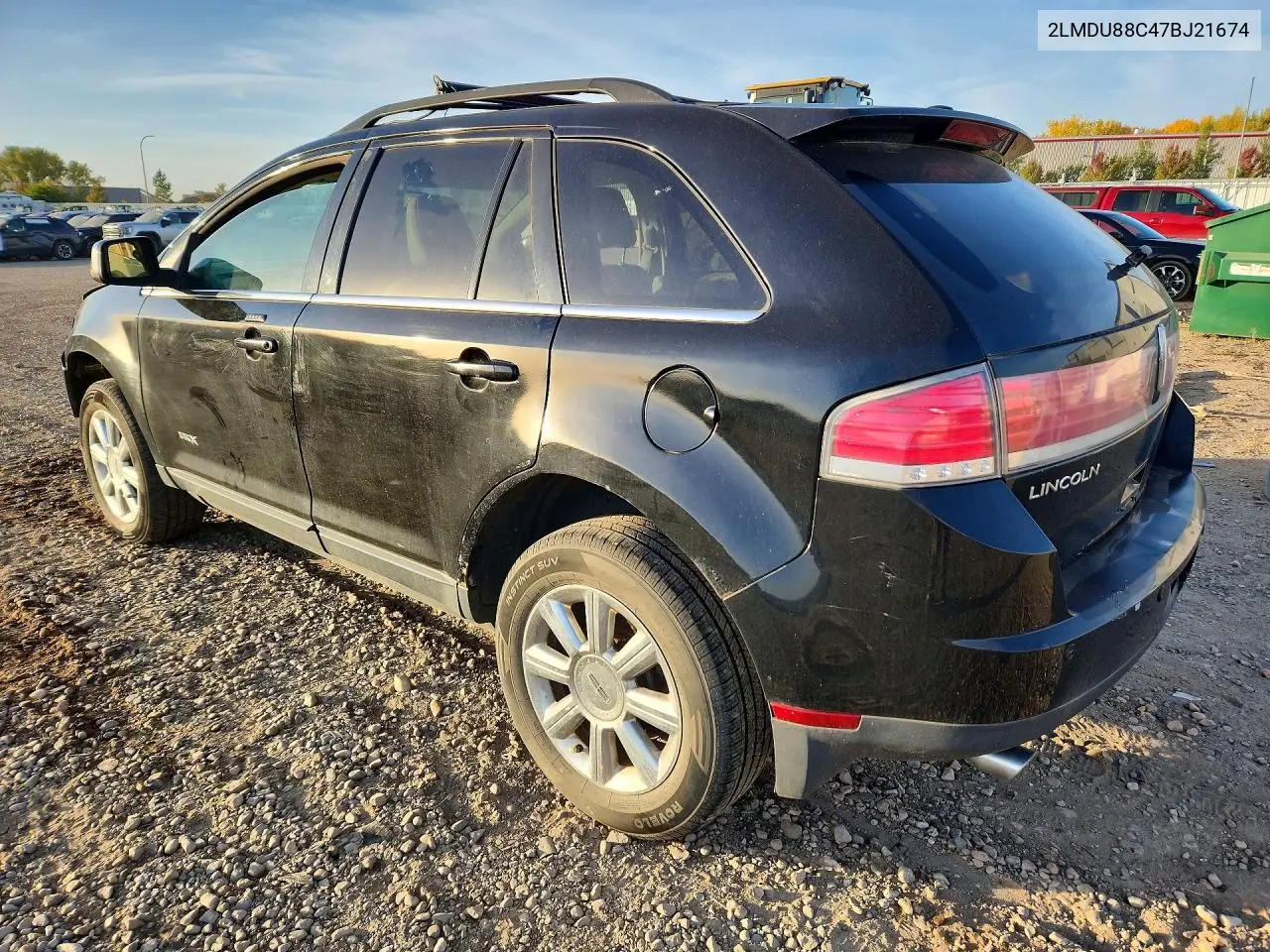 2007 LINCOLN MKX VIN 2LMDU88C47BJ21674 — фото 2