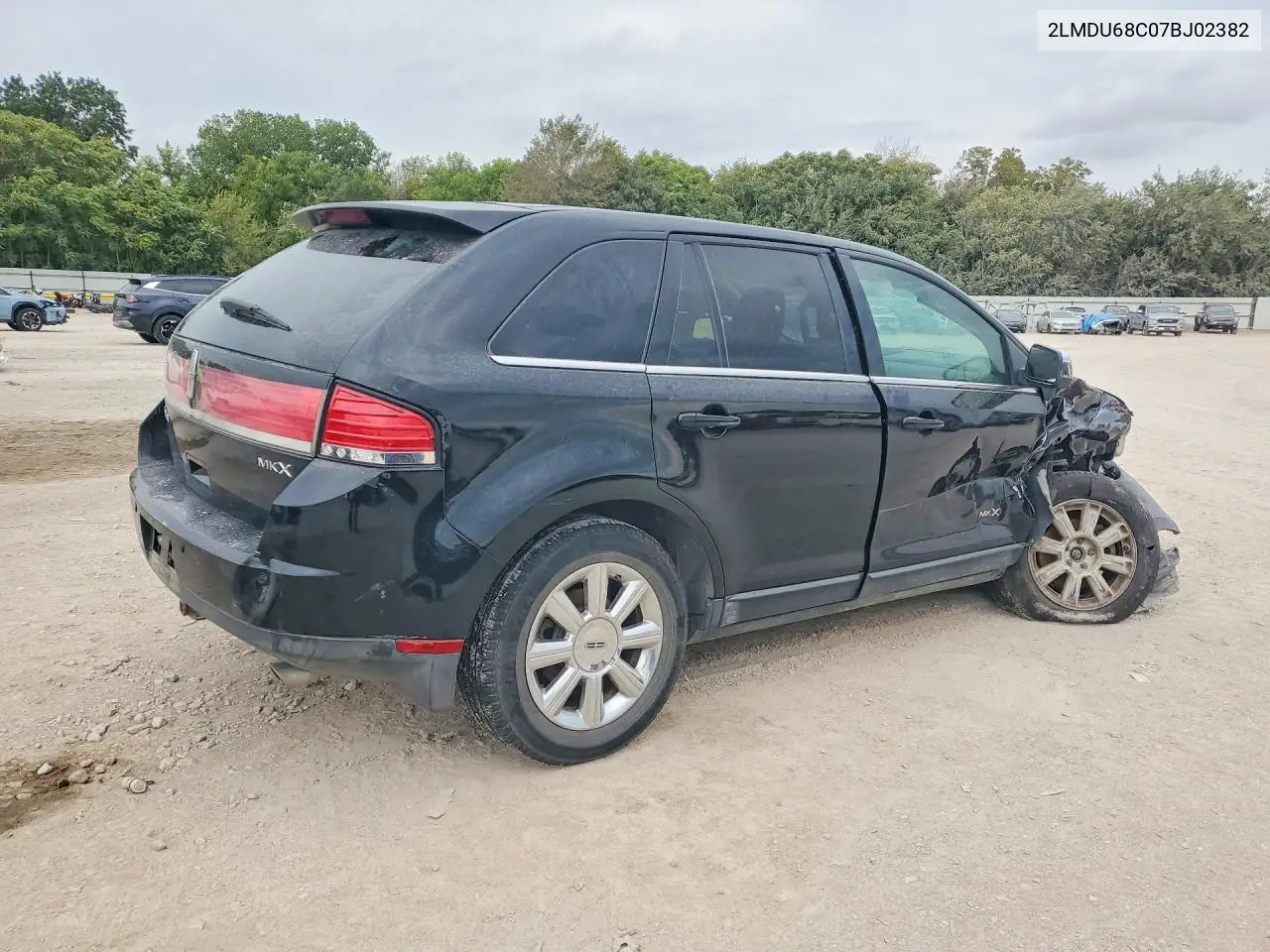 2007 LINCOLN MKX VIN 2LMDU68C07BJ02382 — фото 3