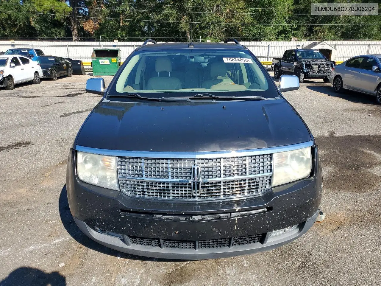 2007 LINCOLN MKX VIN 2LMDU68C77BJ06204 — фото 5