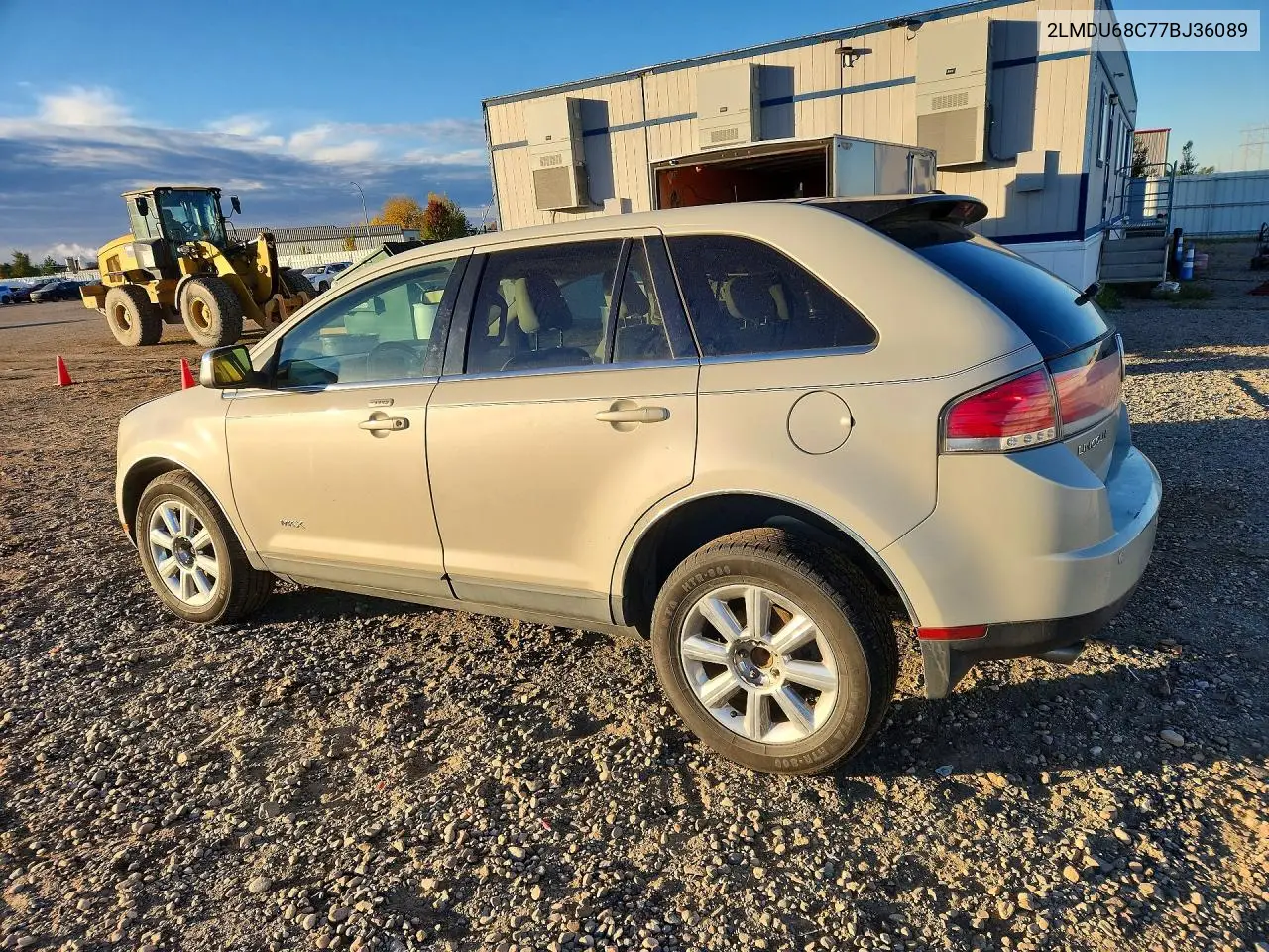 2007 LINCOLN MKX VIN 2LMDU68C77BJ36089 — фото 2