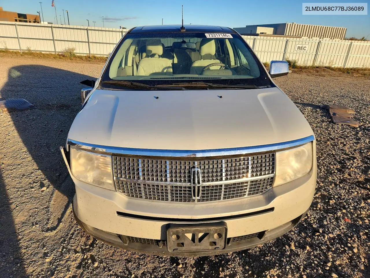 2007 LINCOLN MKX VIN 2LMDU68C77BJ36089 — фото 5