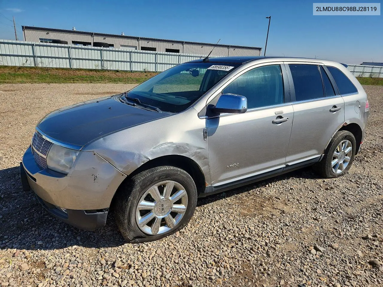 LINCOLN MKX 2008, VIN 2LMDU88C98BJ28119