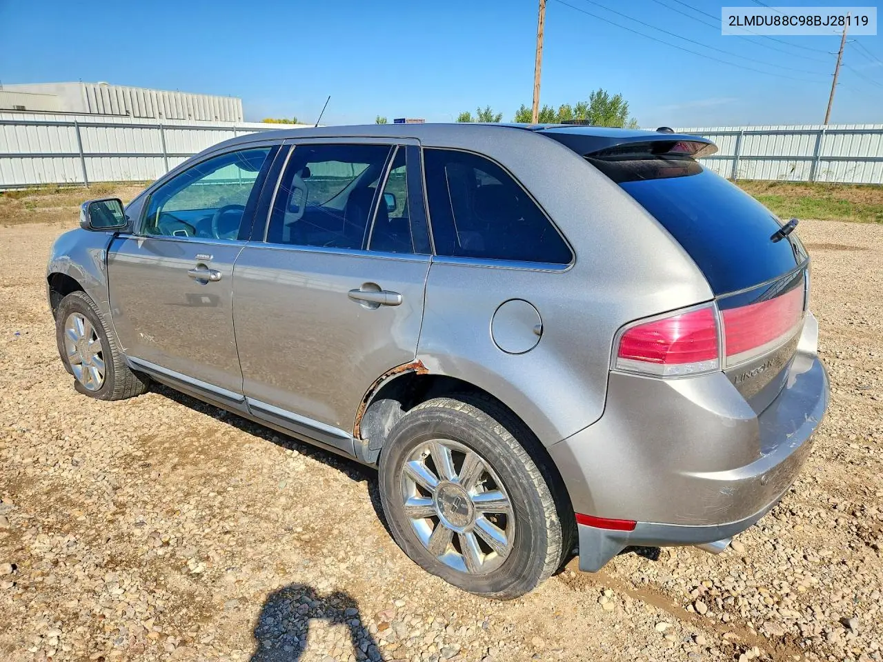 2008 LINCOLN MKX VIN 2LMDU88C98BJ28119 — фото 2