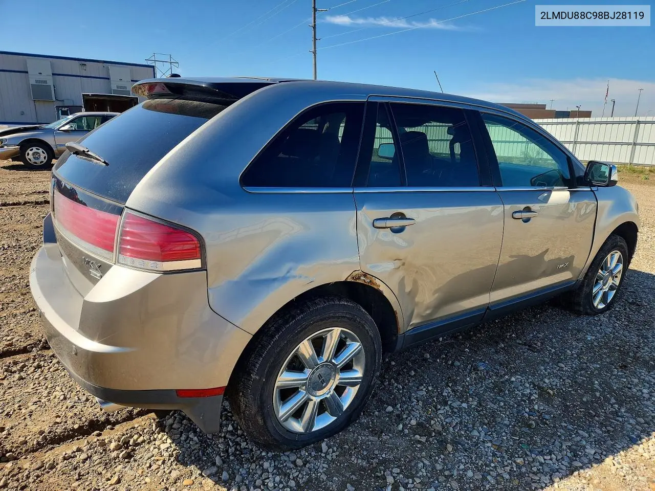 2008 LINCOLN MKX VIN 2LMDU88C98BJ28119 — фото 3