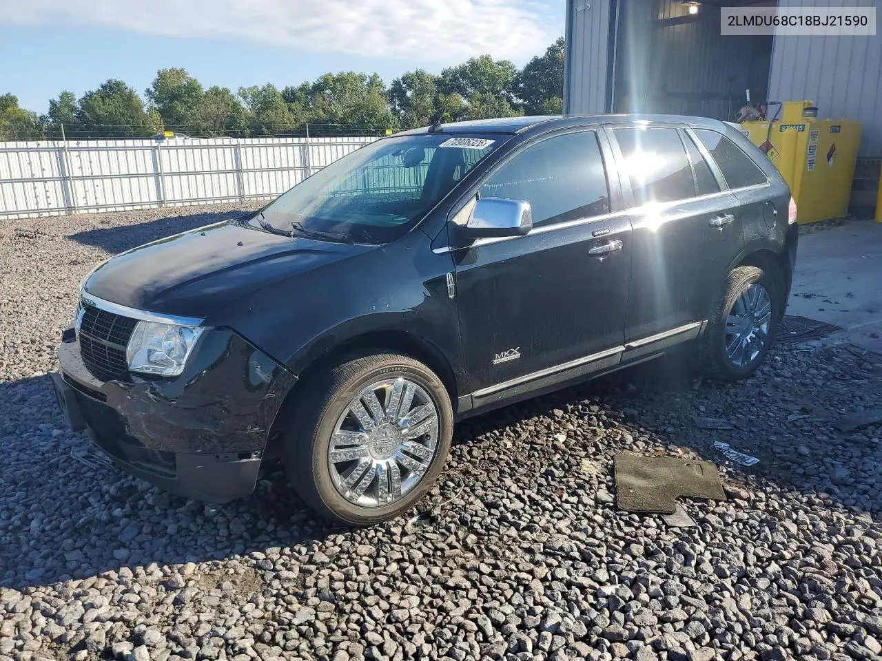 LINCOLN MKX 2008, VIN 2LMDU68C18BJ21590