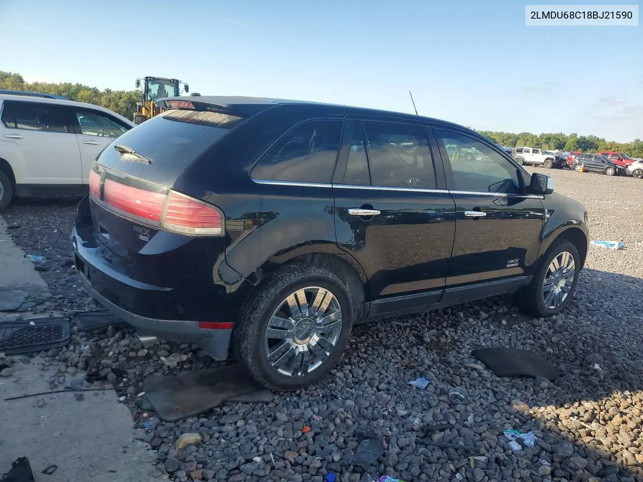 2008 LINCOLN MKX VIN 2LMDU68C18BJ21590 — фото 3