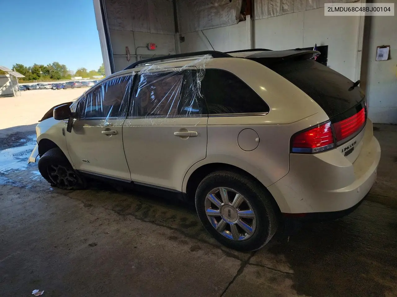 2008 LINCOLN MKX VIN 2LMDU68C48BJ00104 — фото 2
