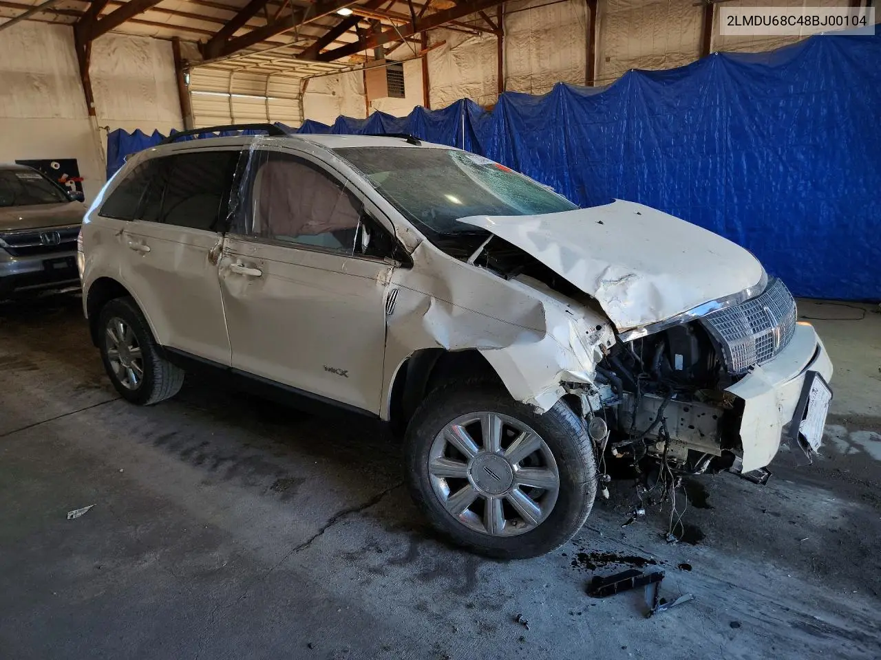 2008 LINCOLN MKX VIN 2LMDU68C48BJ00104 — фото 4