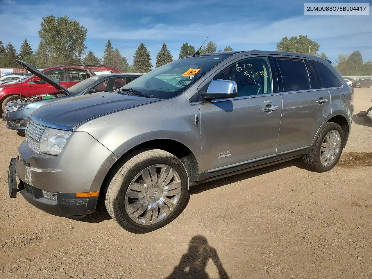 LINCOLN MKX 2008, VIN 2LMDU88C78BJ04417