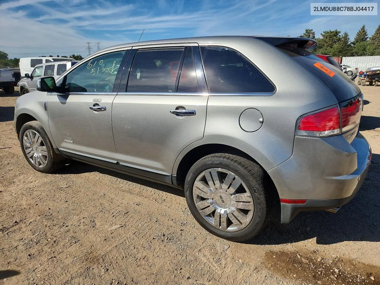 2008 LINCOLN MKX VIN 2LMDU88C78BJ04417 — фото 2