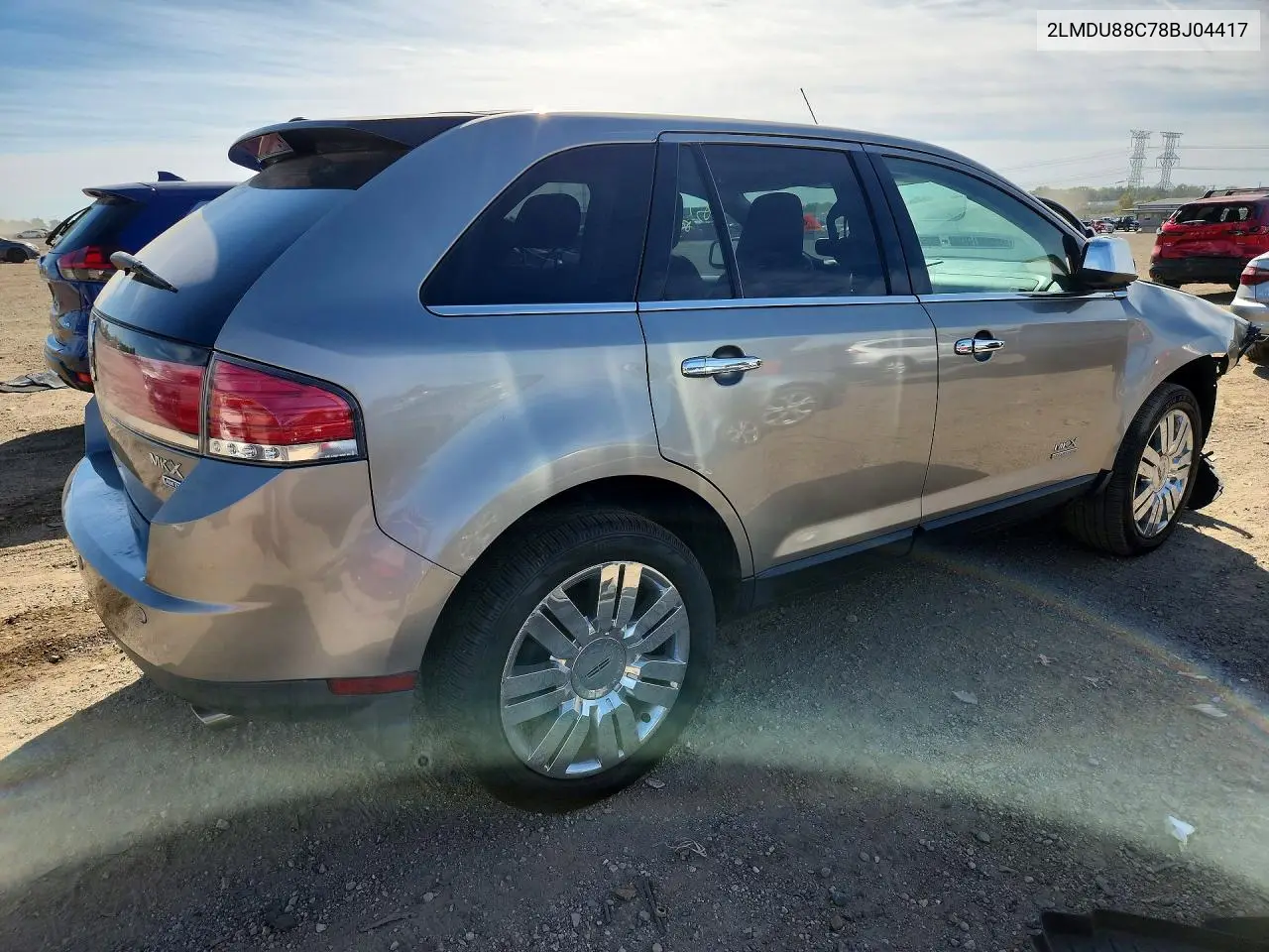 2008 LINCOLN MKX VIN 2LMDU88C78BJ04417 — фото 3