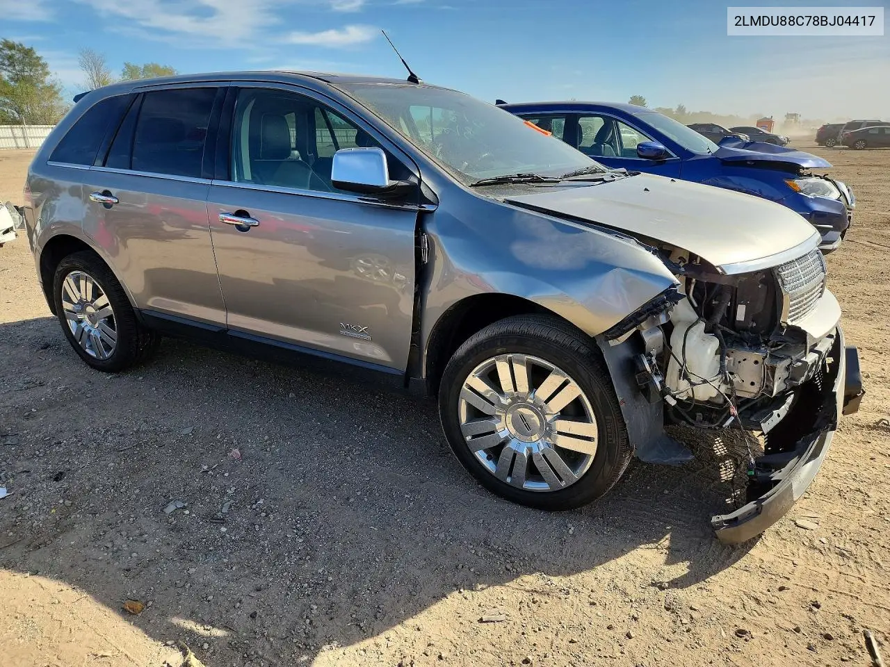 2008 LINCOLN MKX VIN 2LMDU88C78BJ04417 — фото 4