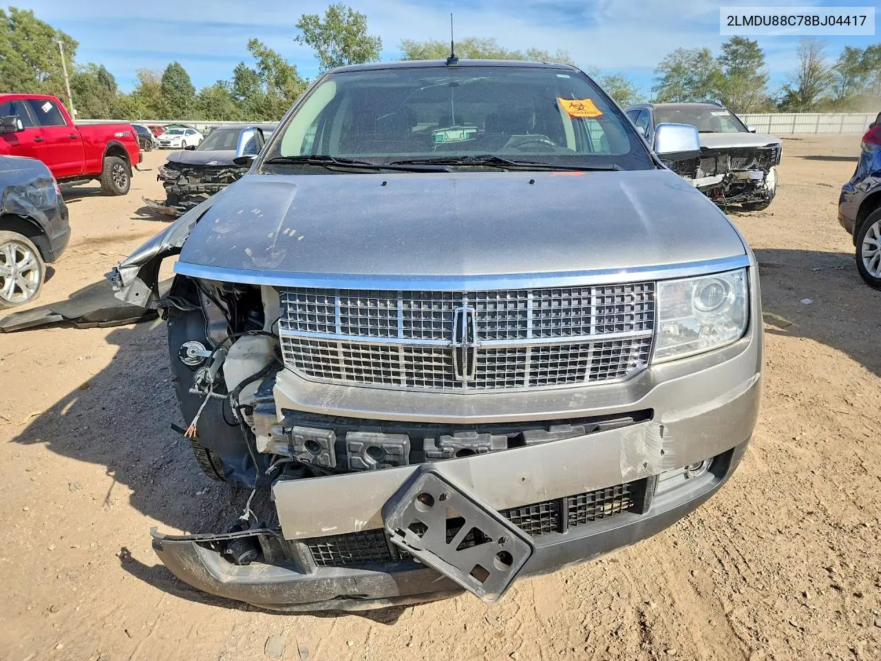 2008 LINCOLN MKX VIN 2LMDU88C78BJ04417 — фото 5