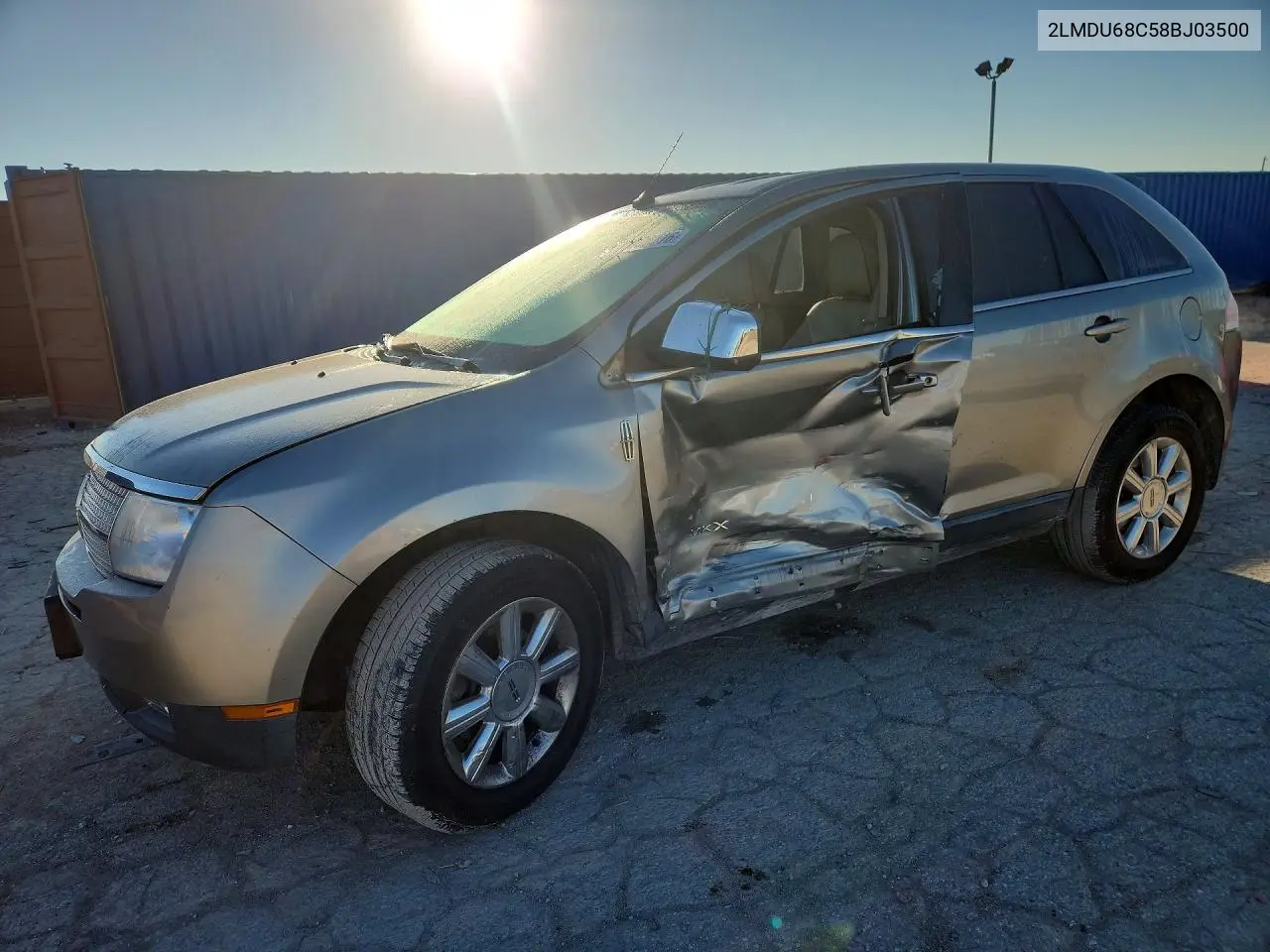 LINCOLN MKX 2008, VIN 2LMDU68C58BJ03500