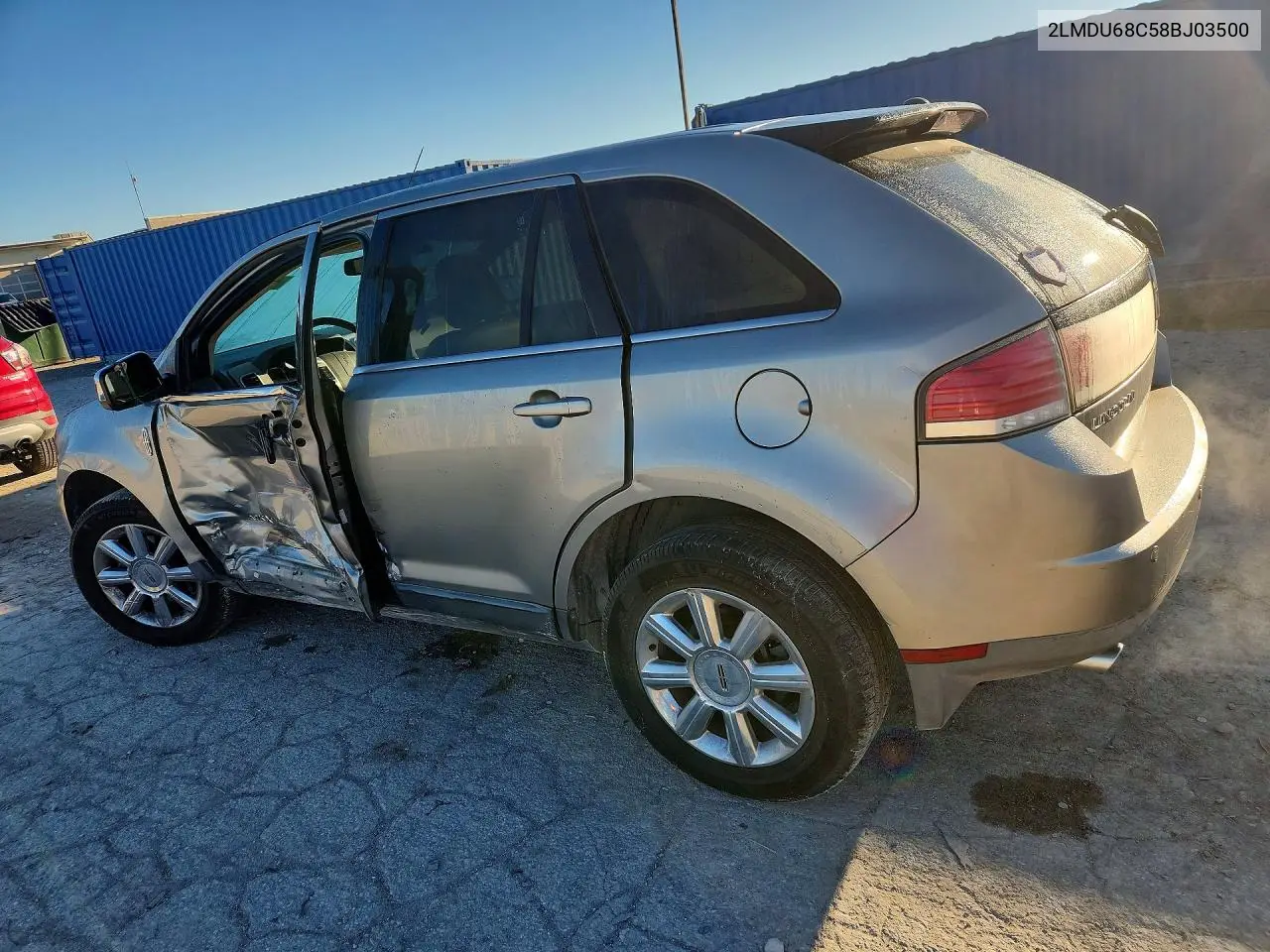 2008 LINCOLN MKX VIN 2LMDU68C58BJ03500 — фото 2