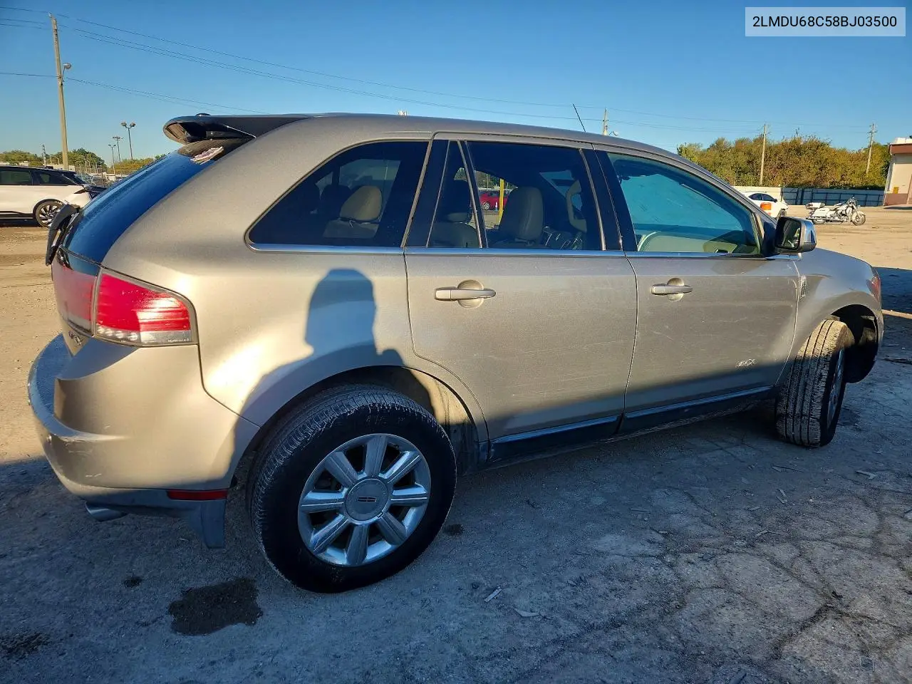 2008 LINCOLN MKX VIN 2LMDU68C58BJ03500 — фото 3