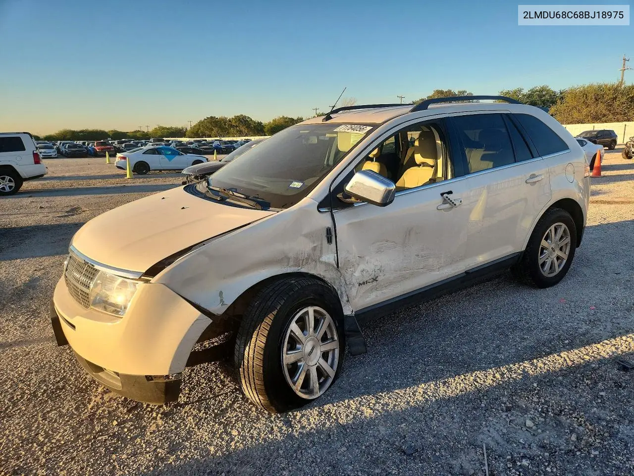 LINCOLN MKX 2008, VIN 2LMDU68C68BJ18975