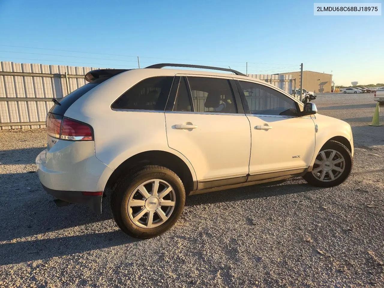 2008 LINCOLN MKX VIN 2LMDU68C68BJ18975 — фото 3
