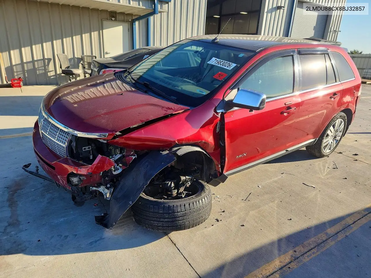 LINCOLN MKX 2008, VIN 2LMDU88CX8BJ32857