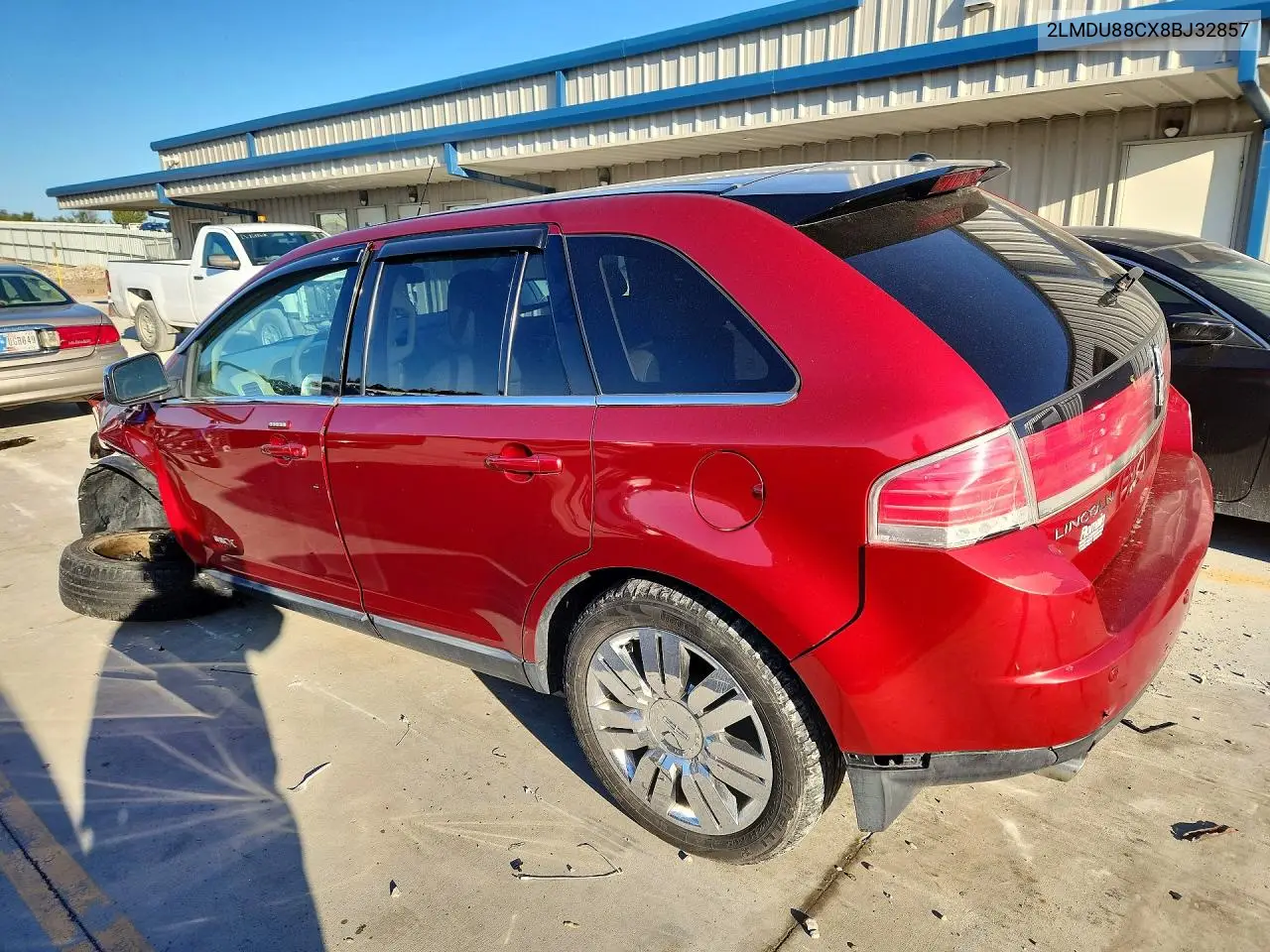2008 LINCOLN MKX VIN 2LMDU88CX8BJ32857 — фото 2