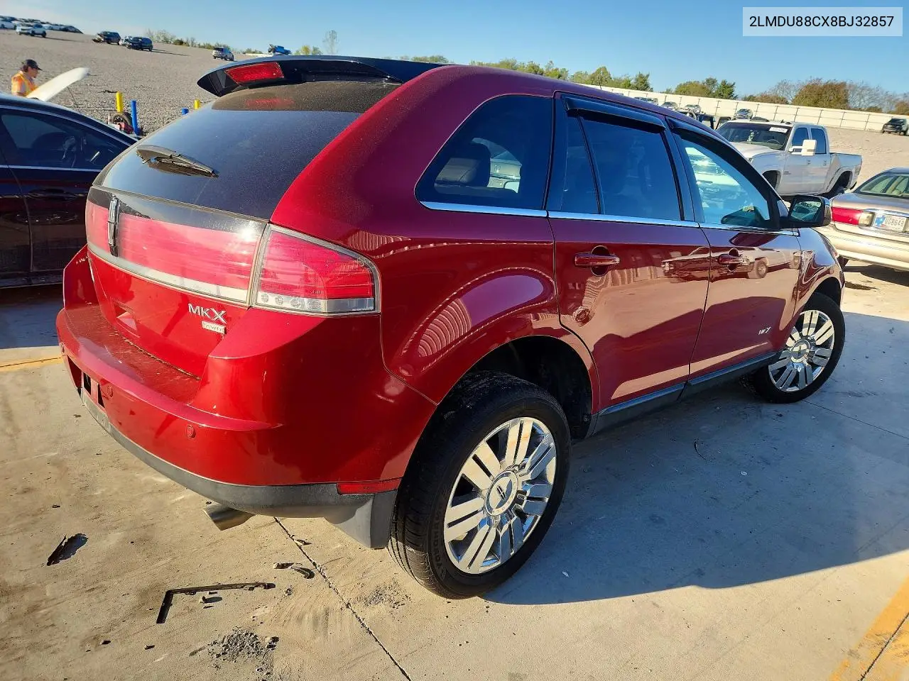 2008 LINCOLN MKX VIN 2LMDU88CX8BJ32857 — фото 3