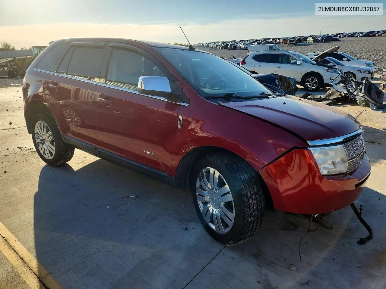 2008 LINCOLN MKX VIN 2LMDU88CX8BJ32857 — фото 4