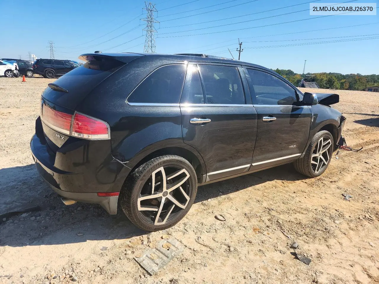2010 LINCOLN MKX VIN 2LMDJ6JC0ABJ26370 — фото 3