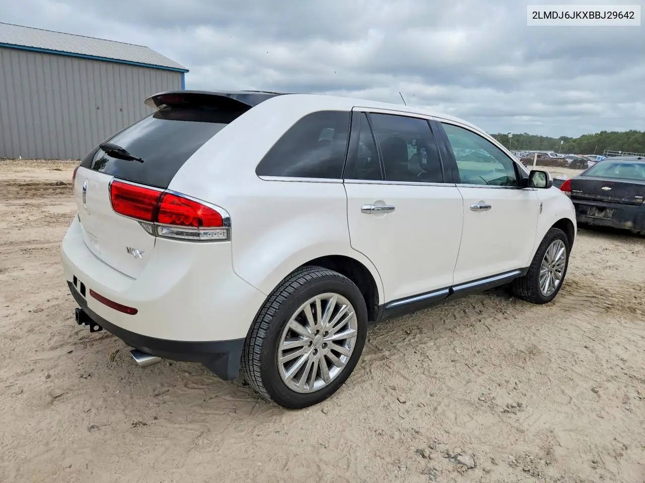 2011 LINCOLN MKX VIN 2LMDJ6JKXBBJ29642 — фото 3