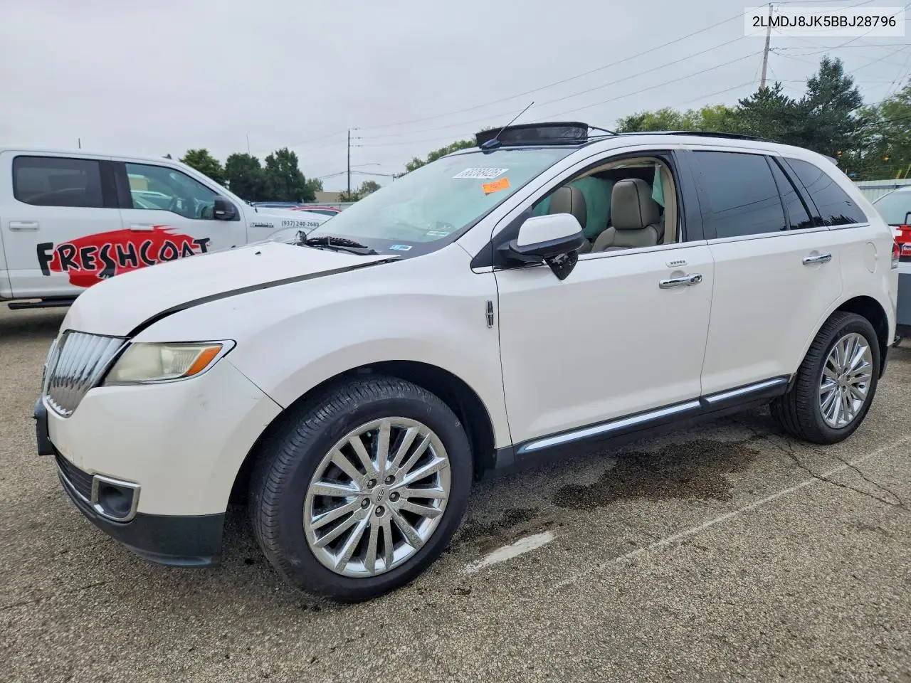 LINCOLN MKX 2011, VIN 2LMDJ8JK5BBJ28796