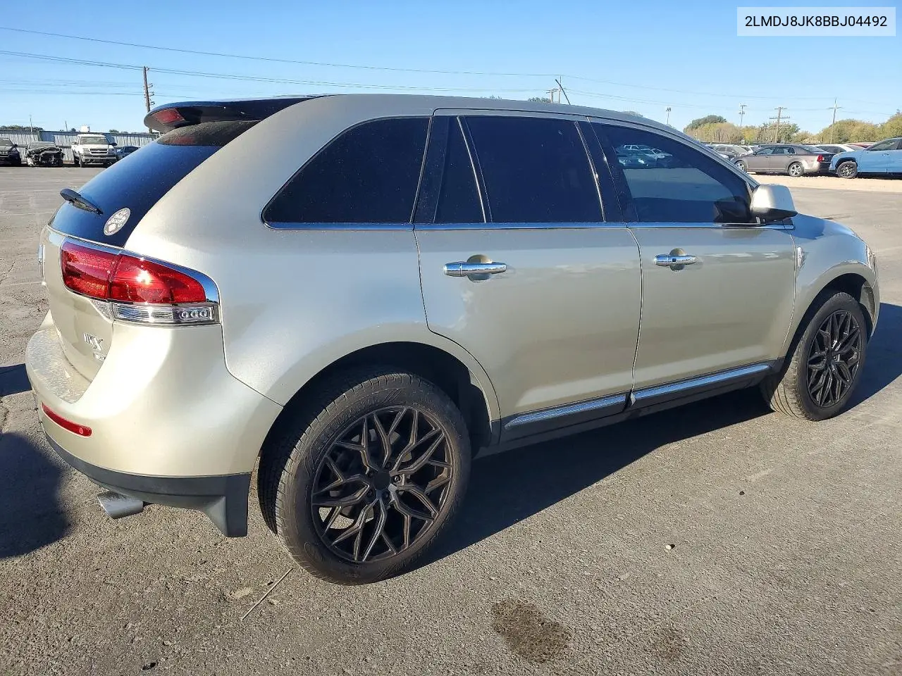 2011 LINCOLN MKX VIN 2LMDJ8JK8BBJ04492 — фото 3