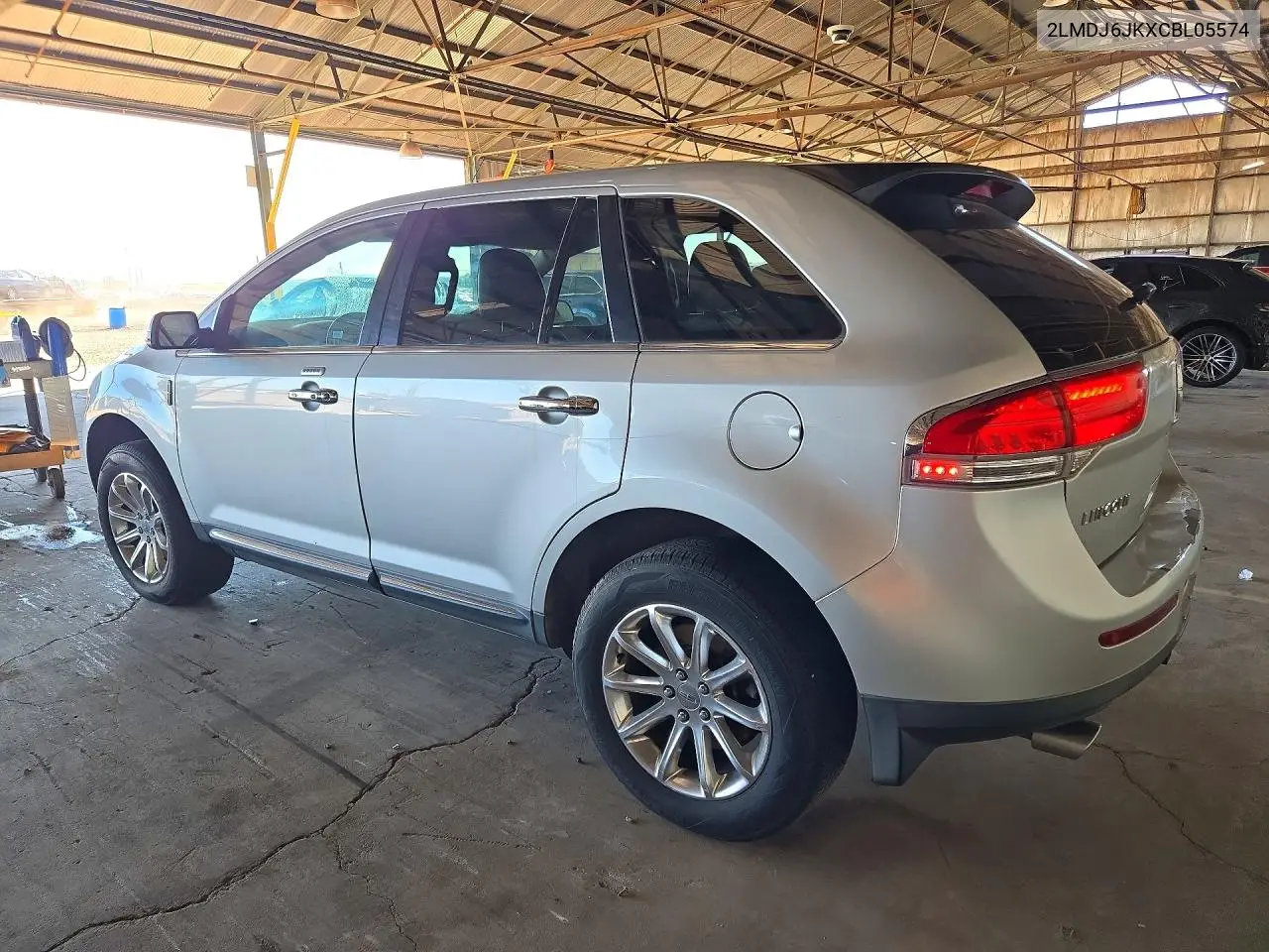 2012 LINCOLN MKX VIN 2LMDJ6JKXCBL05574 — фото 2