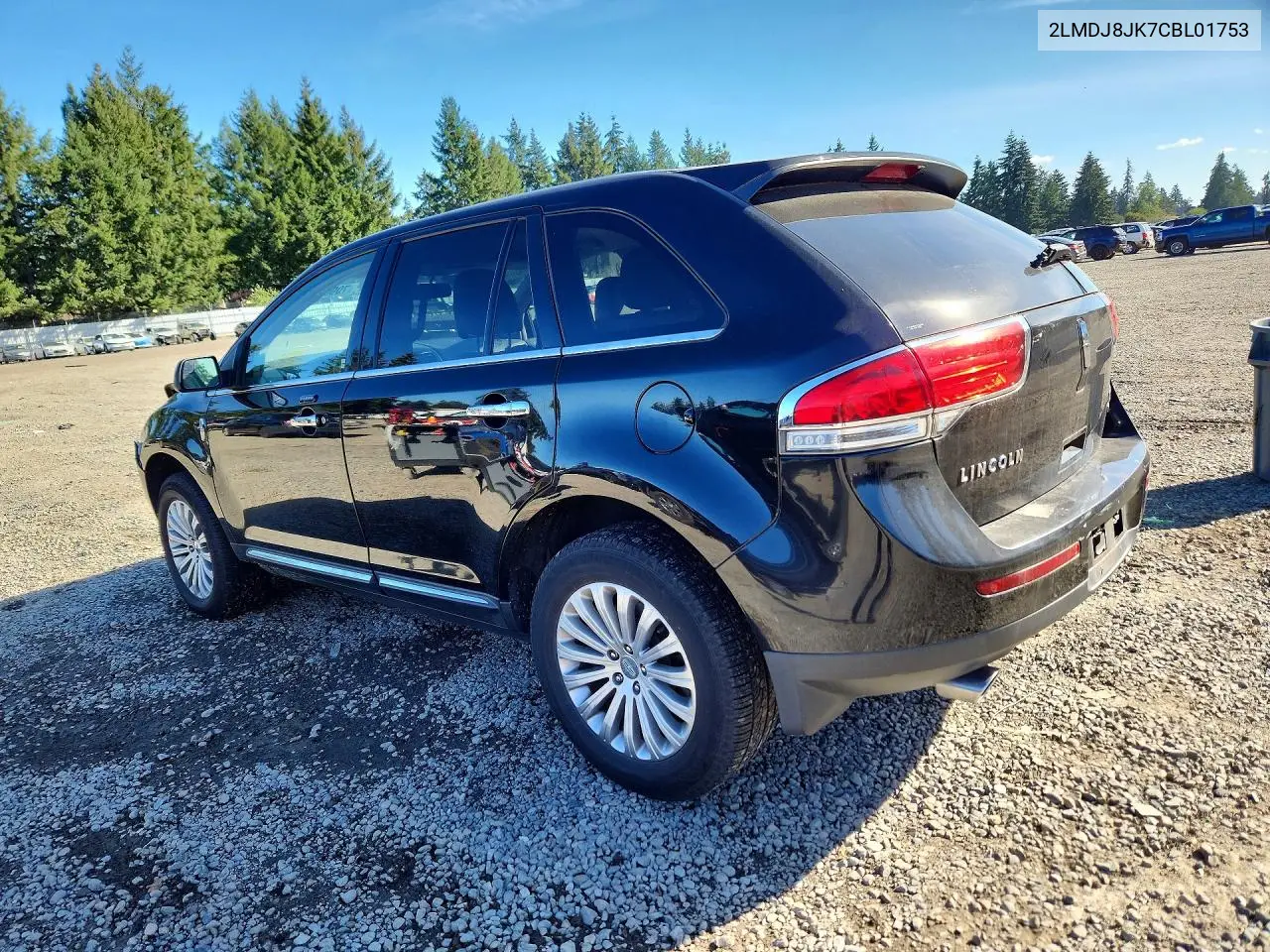 2012 LINCOLN MKX VIN 2LMDJ8JK7CBL01753 — фото 2
