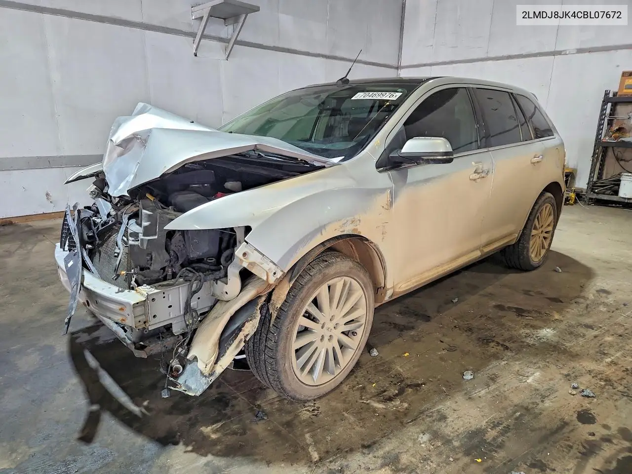 LINCOLN MKX 2012, VIN 2LMDJ8JK4CBL07672
