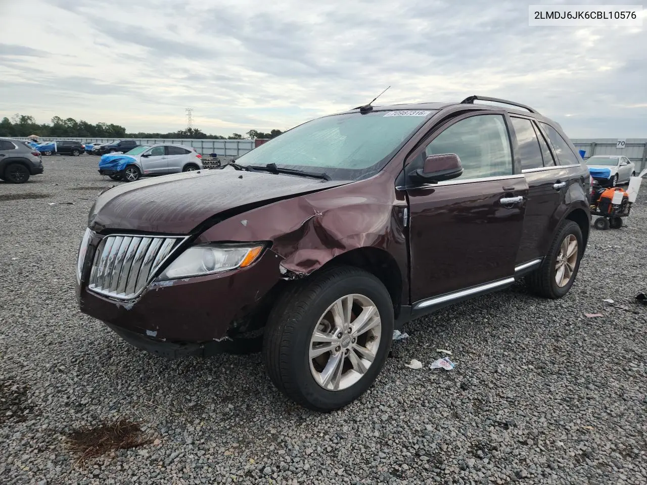LINCOLN MKX 2012, VIN 2LMDJ6JK6CBL10576