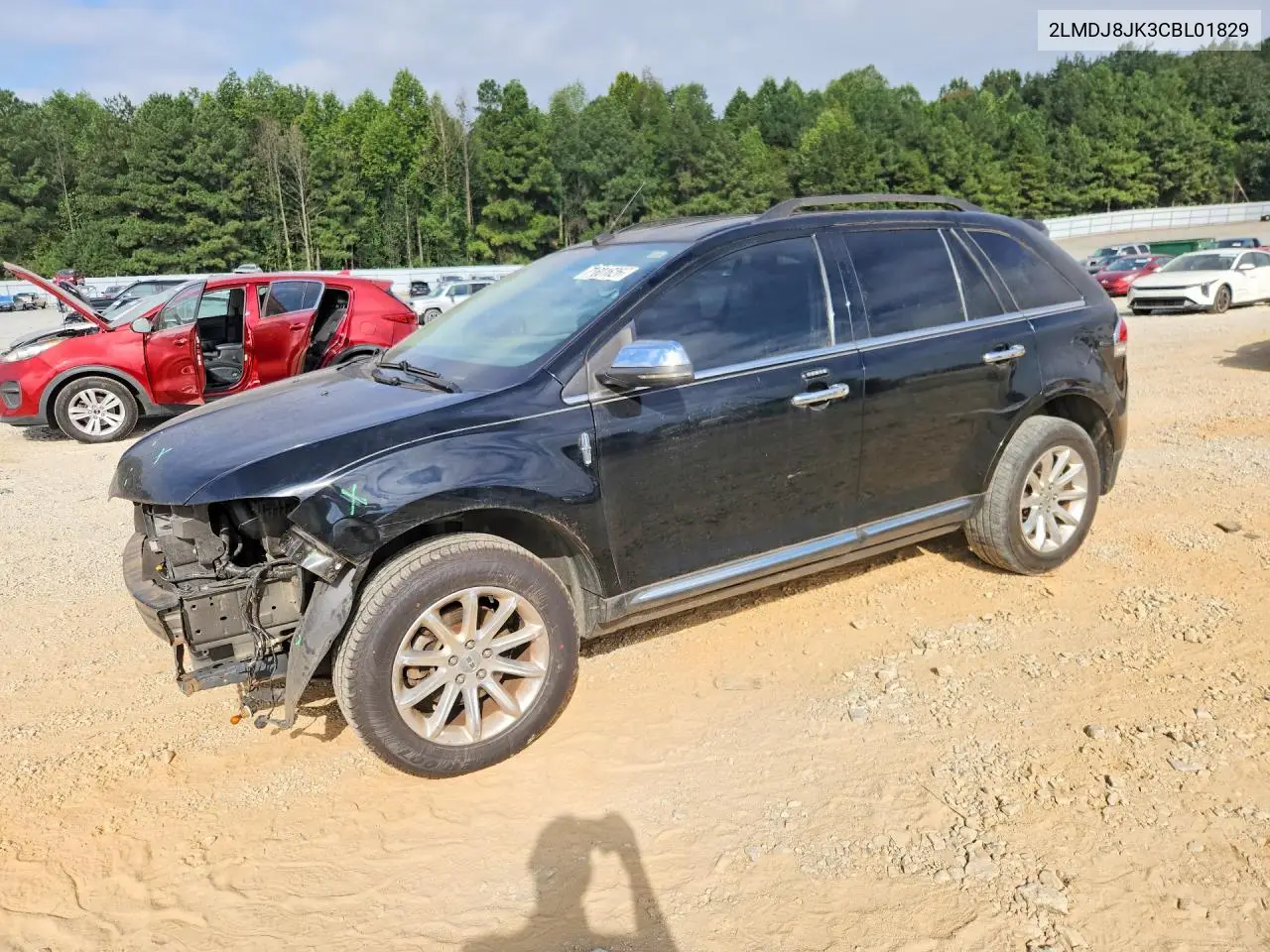 LINCOLN MKX 2012, VIN 2LMDJ8JK3CBL01829