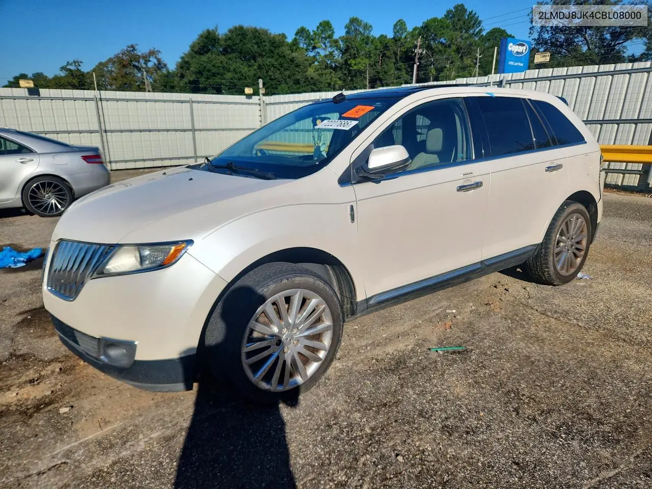 LINCOLN MKX 2012, VIN 2LMDJ8JK4CBL08000