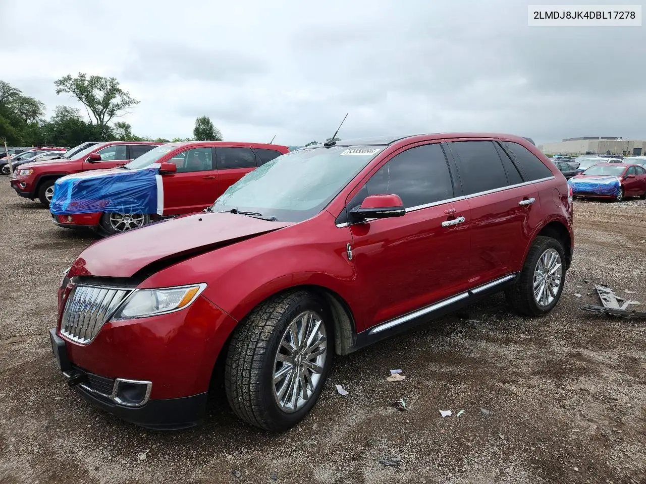 LINCOLN MKX 2013, VIN 2LMDJ8JK4DBL17278