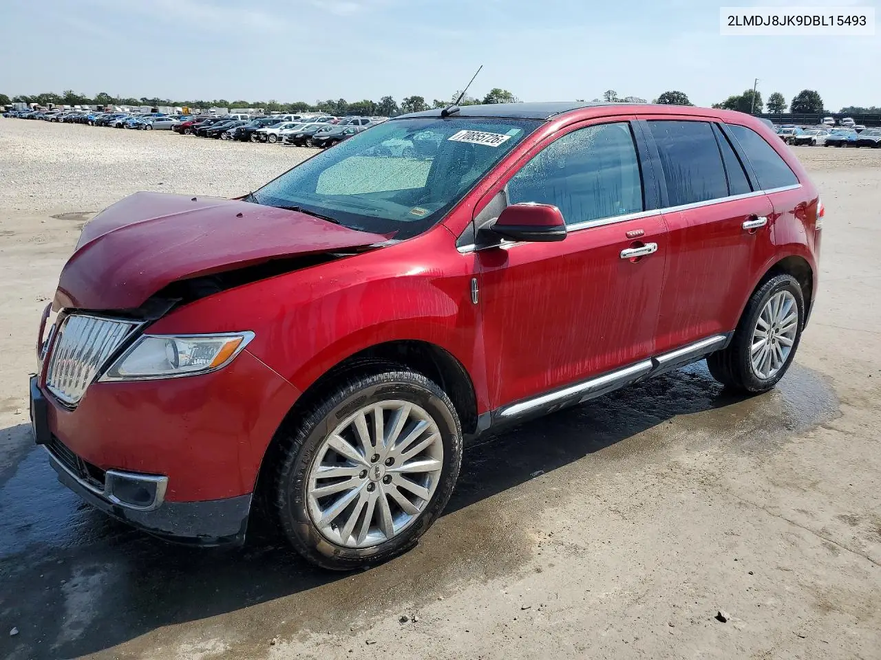 LINCOLN MKX 2013, VIN 2LMDJ8JK9DBL15493