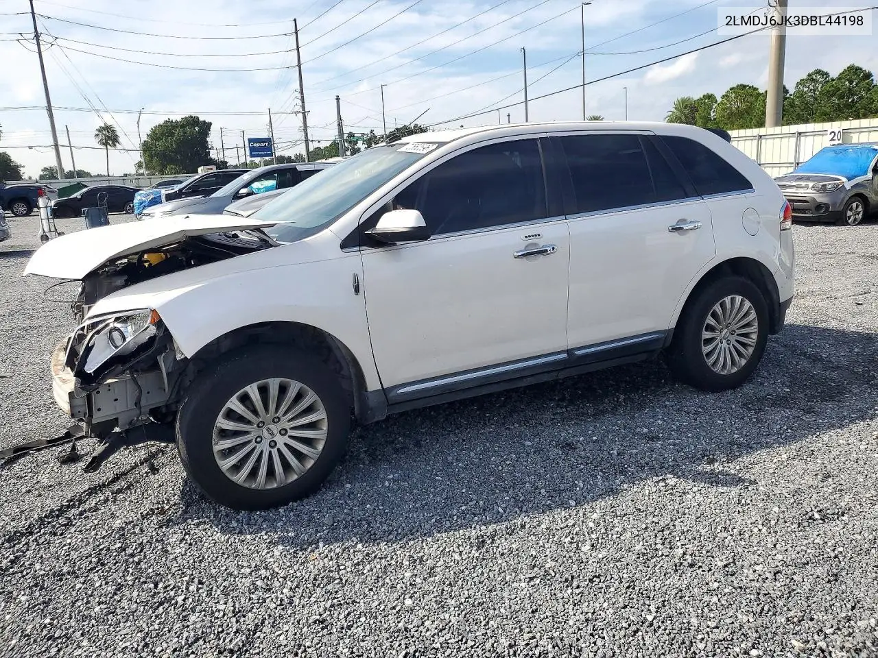 LINCOLN MKX 2013, VIN 2LMDJ6JK3DBL44198