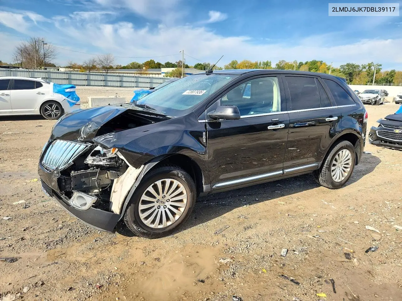 LINCOLN MKX 2013, VIN 2LMDJ6JK7DBL39117