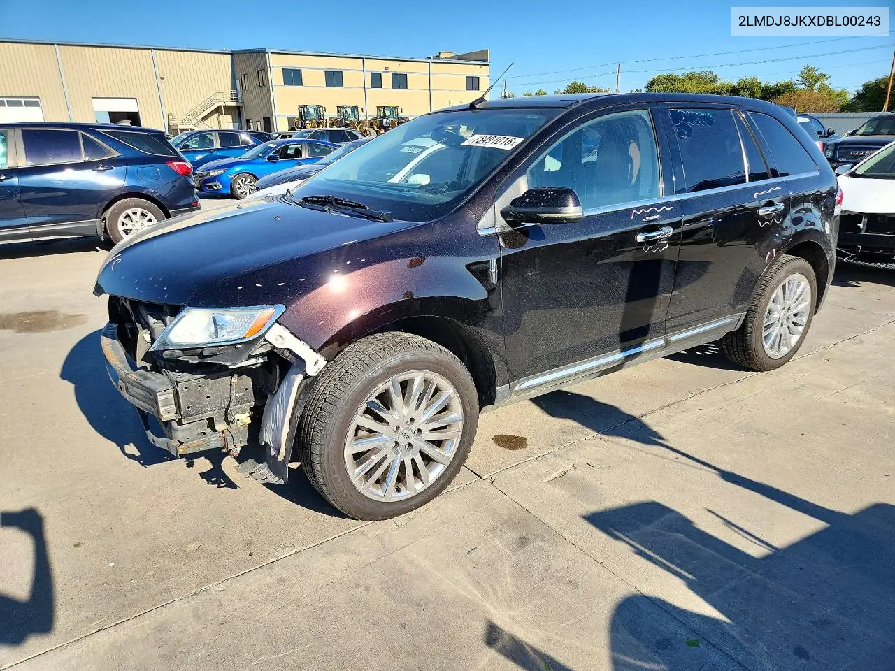 LINCOLN MKX 2013, VIN 2LMDJ8JKXDBL00243