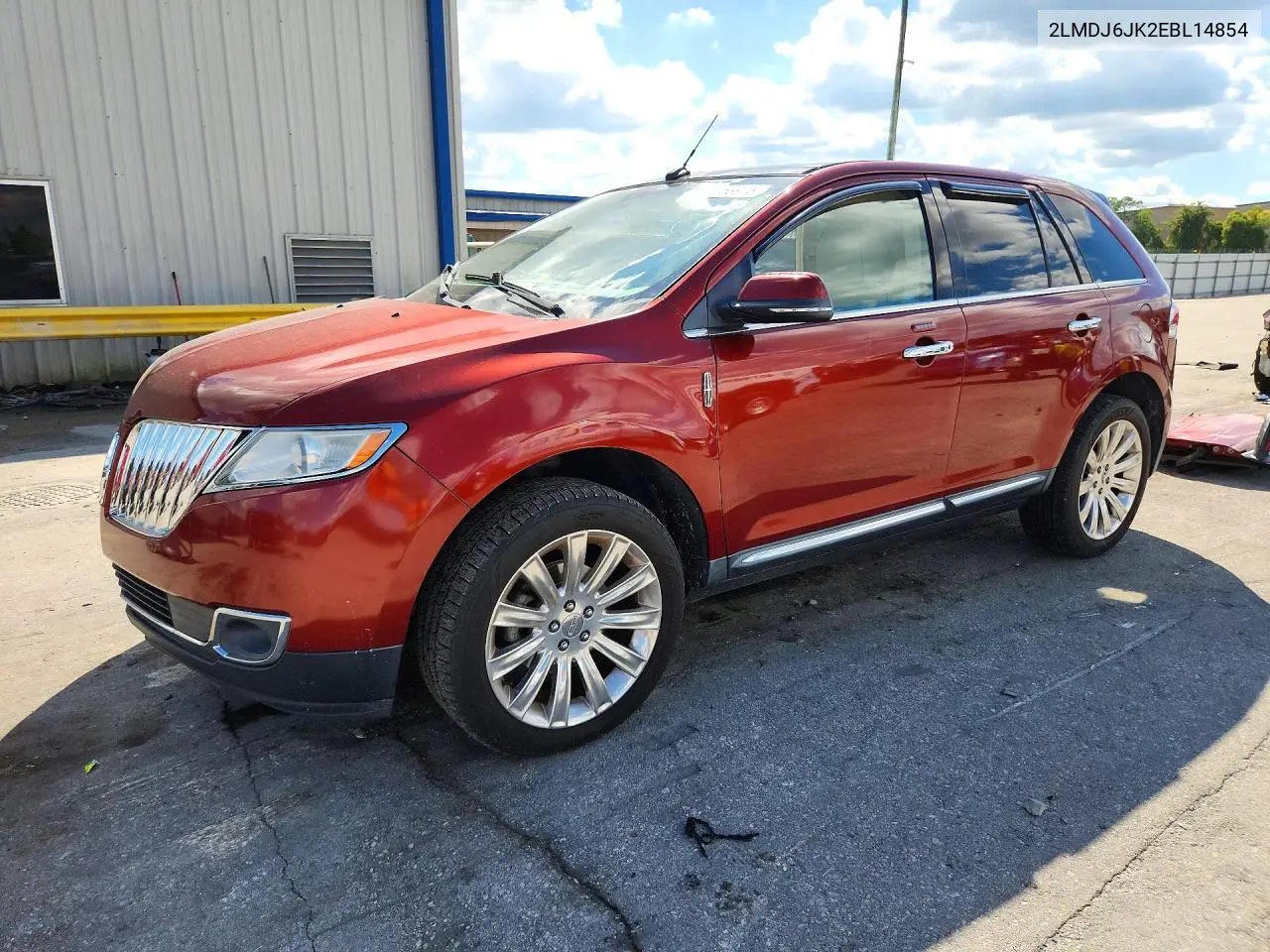 LINCOLN MKX 2014, VIN 2LMDJ6JK2EBL14854