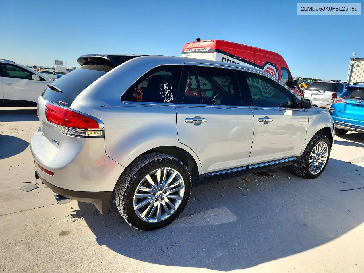 2015 LINCOLN MKX VIN 2LMDJ6JK0FBL29189 — фото 3