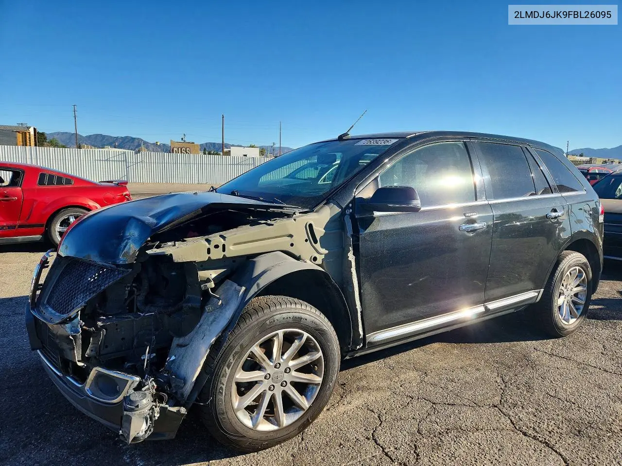 LINCOLN MKX 2015, VIN 2LMDJ6JK9FBL26095