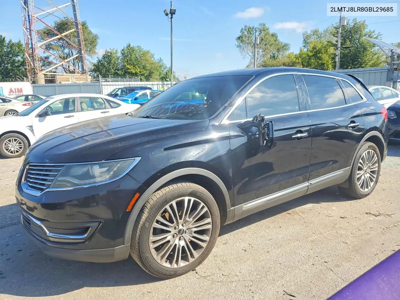LINCOLN MKX 2016, VIN 2LMTJ8LR8GBL29685