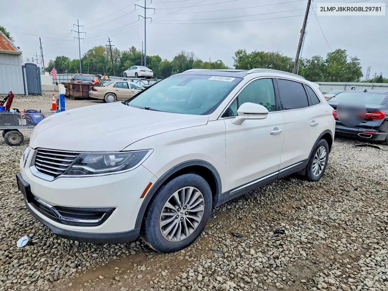 LINCOLN MKX 2016, VIN 2LMPJ8KR0GBL29781