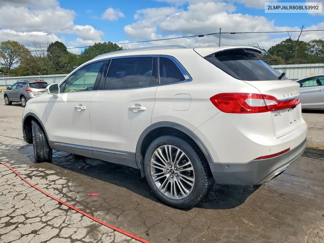 2016 LINCOLN MKX VIN 2LMPJ6LR8GBL53992 — фото 2