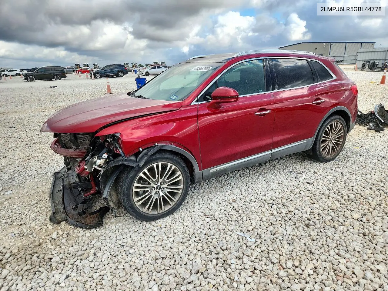 LINCOLN MKX 2016, VIN 2LMPJ6LR5GBL44778
