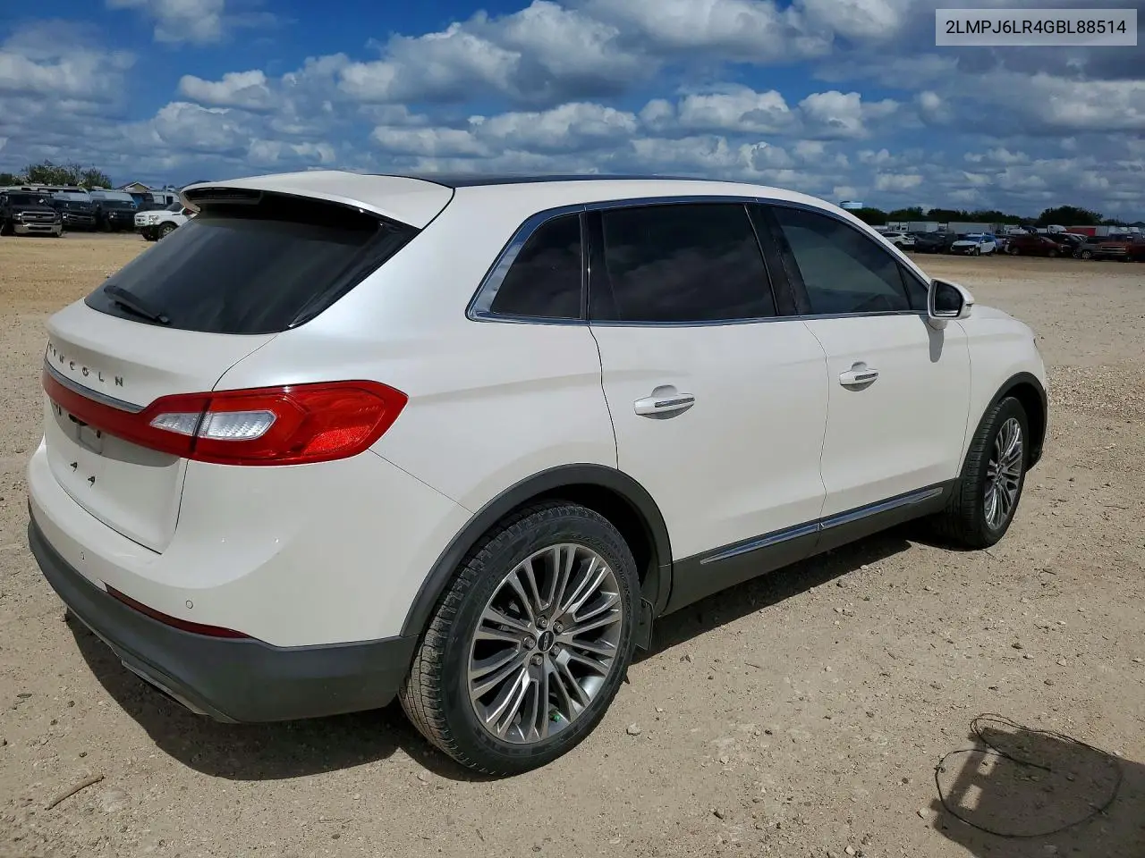 2016 LINCOLN MKX VIN 2LMPJ6LR4GBL88514 — фото 3